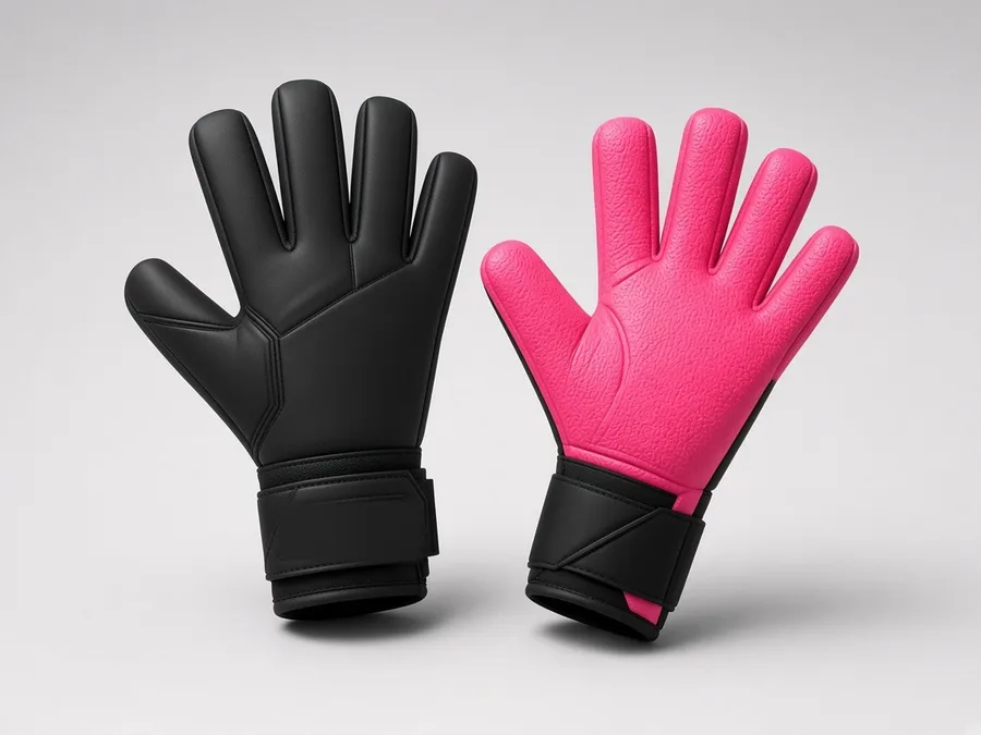 Last Stand concept: an all-black glove and a hot pink palm.